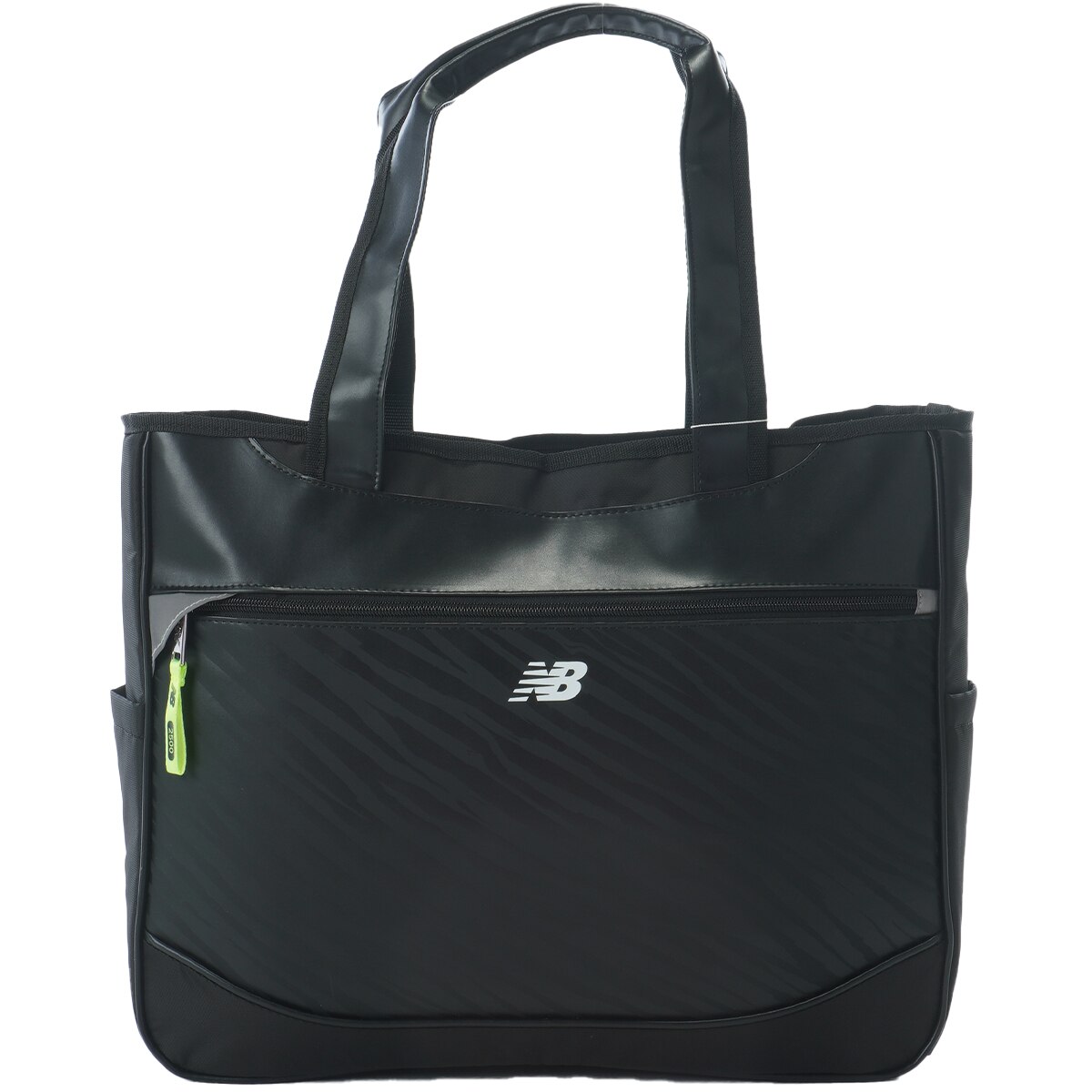 シンセティックレザー×トーナルゼブラプリント ロッカーバッグ