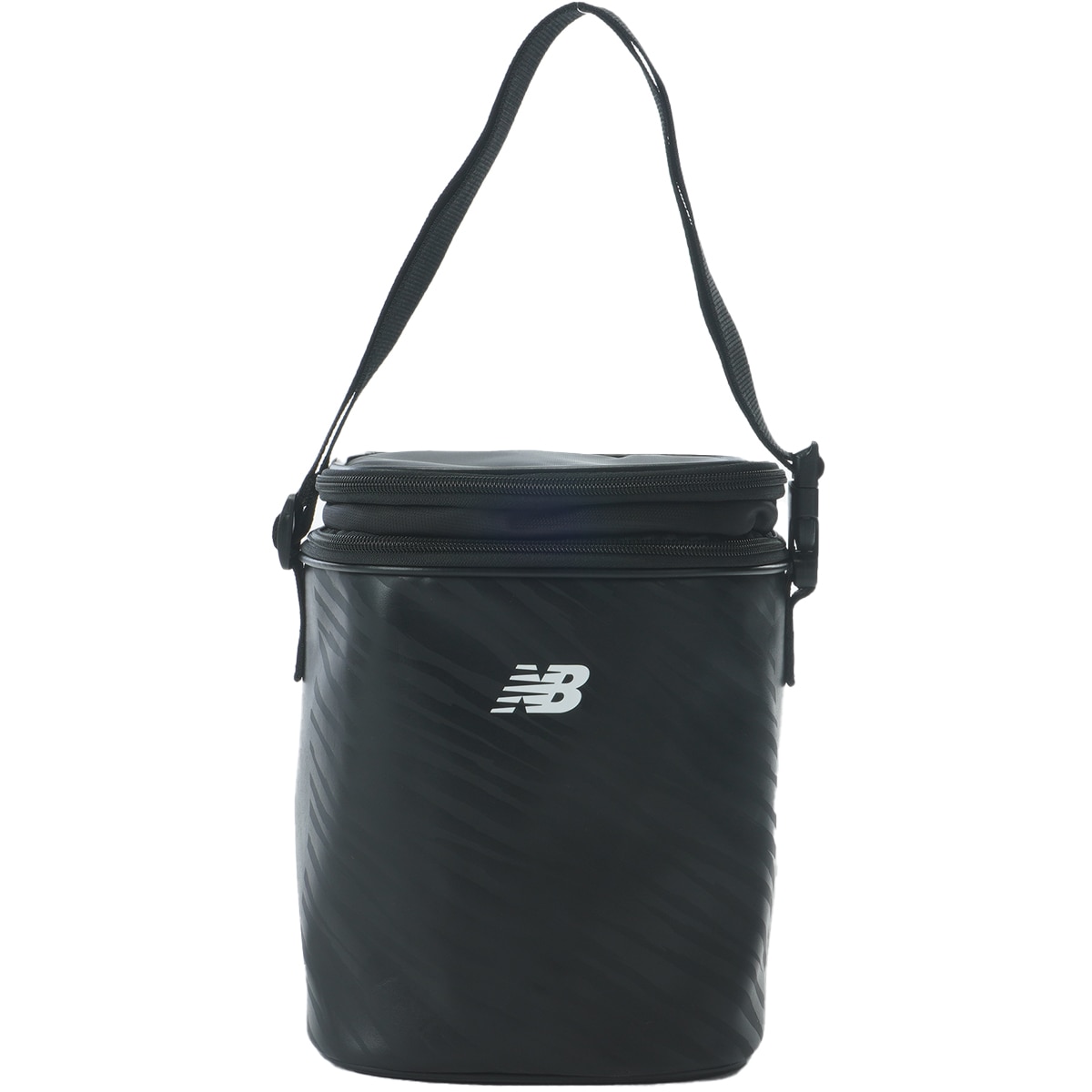 シンセティックレザー×トーナルゼブラプリント クーラーバッグ