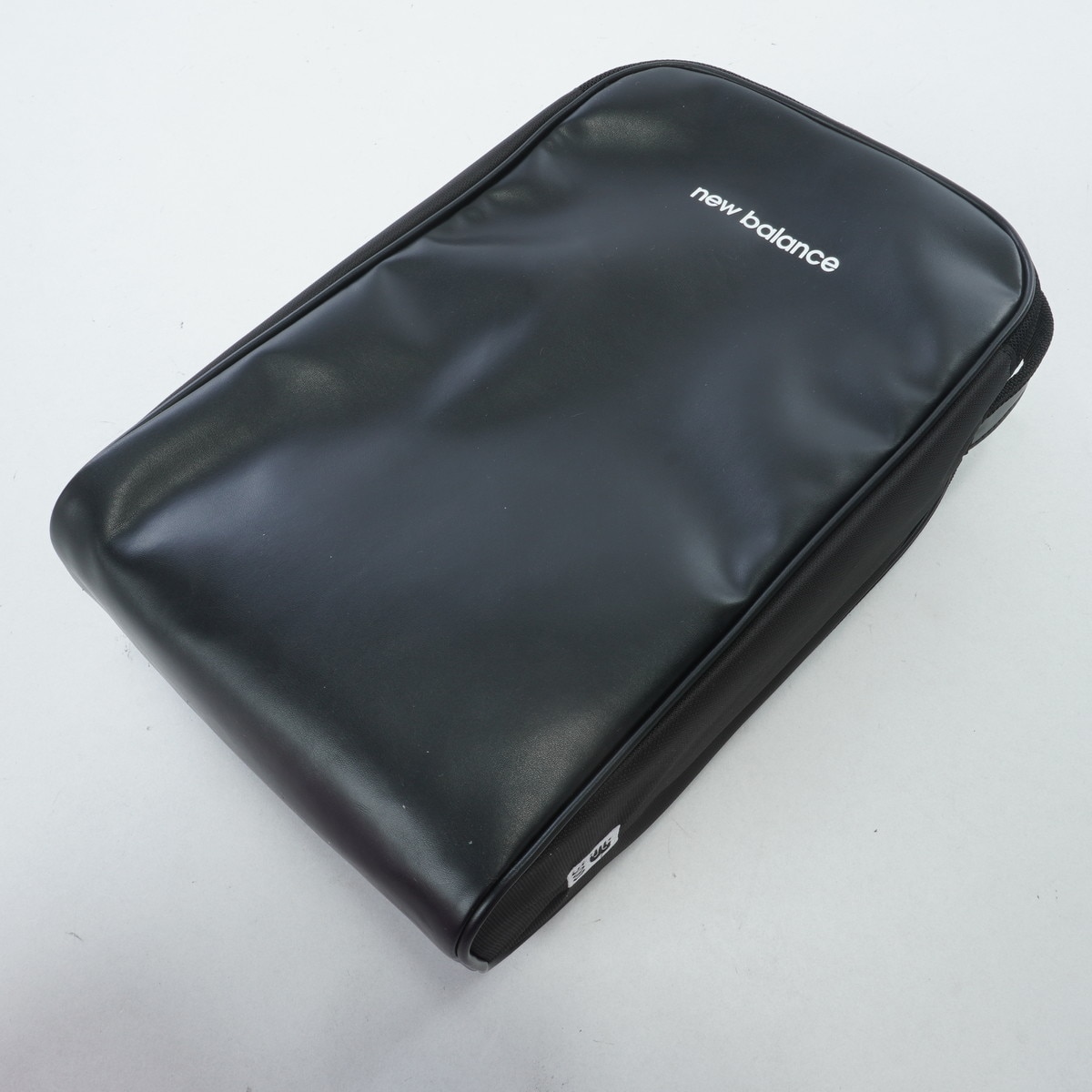 シンセティックレザー×トーナルゼブラプリント シューズケース