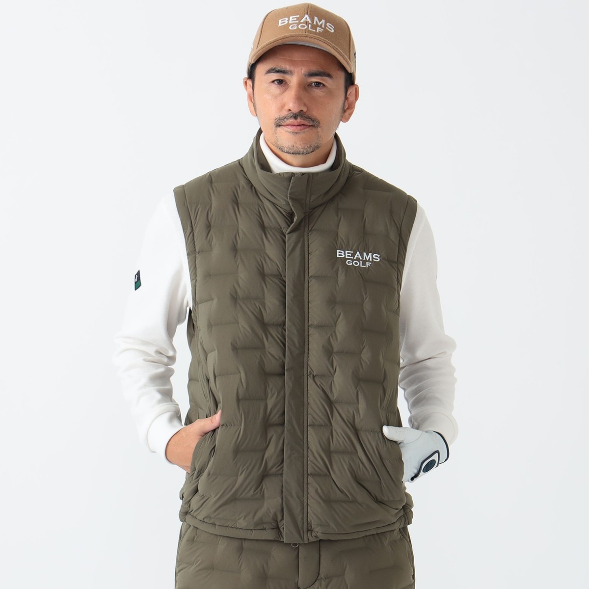PURPLE LABEL 接結ダウンベスト(0006CL)(ベスト)|BEAMS GOLF PURPLE