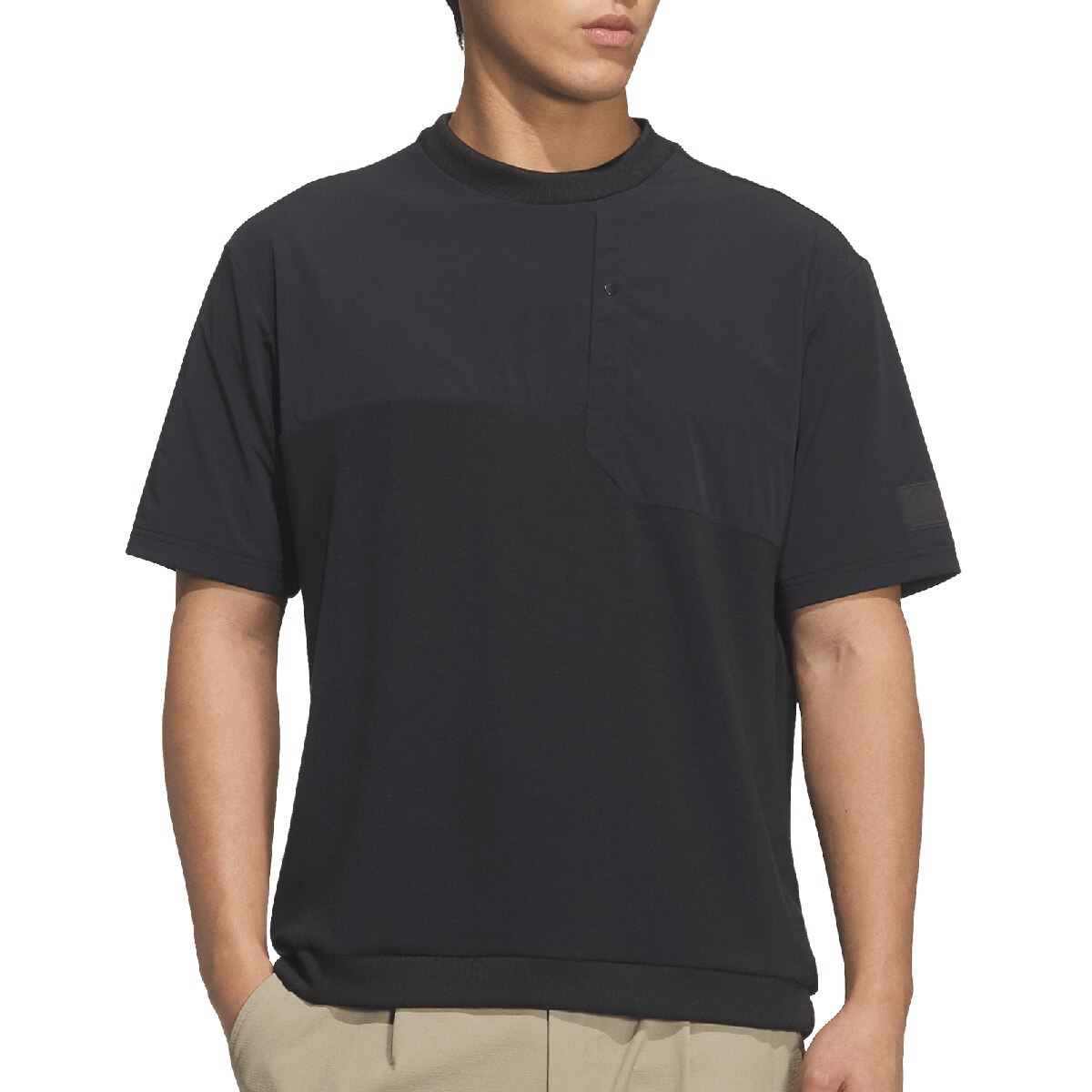 ストレッチ クルーネック ハイブリッド 半袖シャツ(半袖シャツ