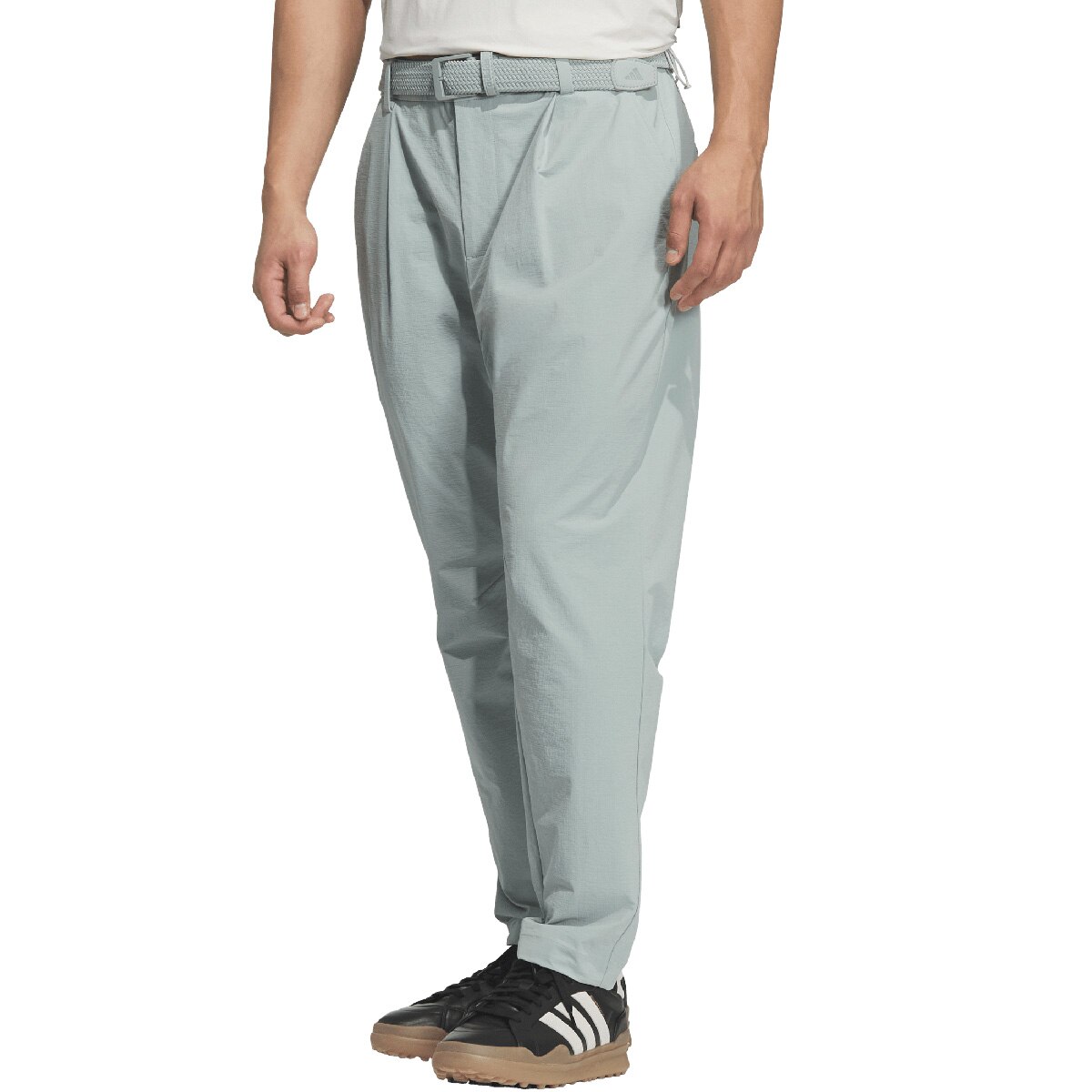 EXストレッチ ACTIVE ワンタック クリンクル アンクルパンツ(ロング