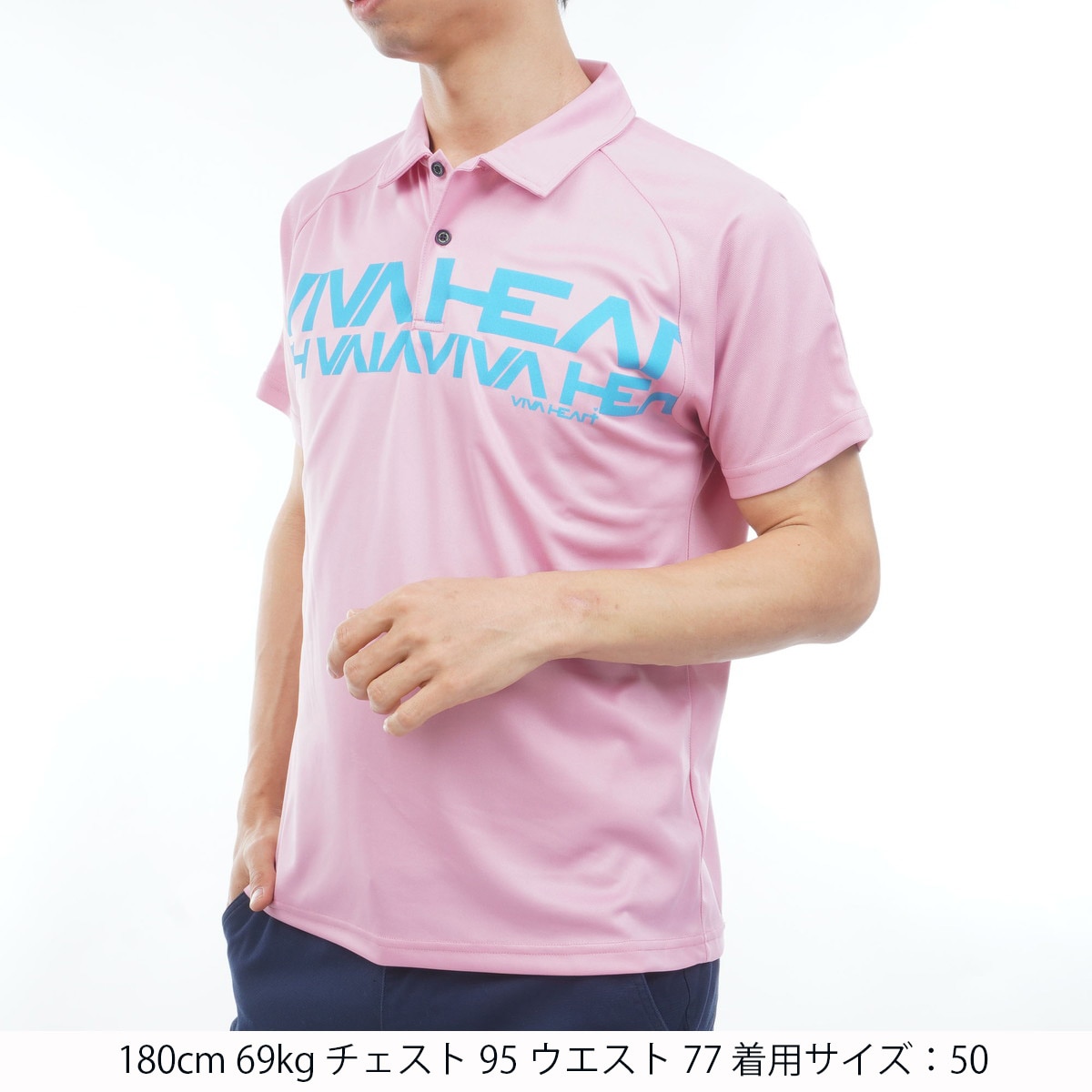 グラフィックデザイン半袖ポロシャツ(半袖シャツ・ポロシャツ)|VIVA