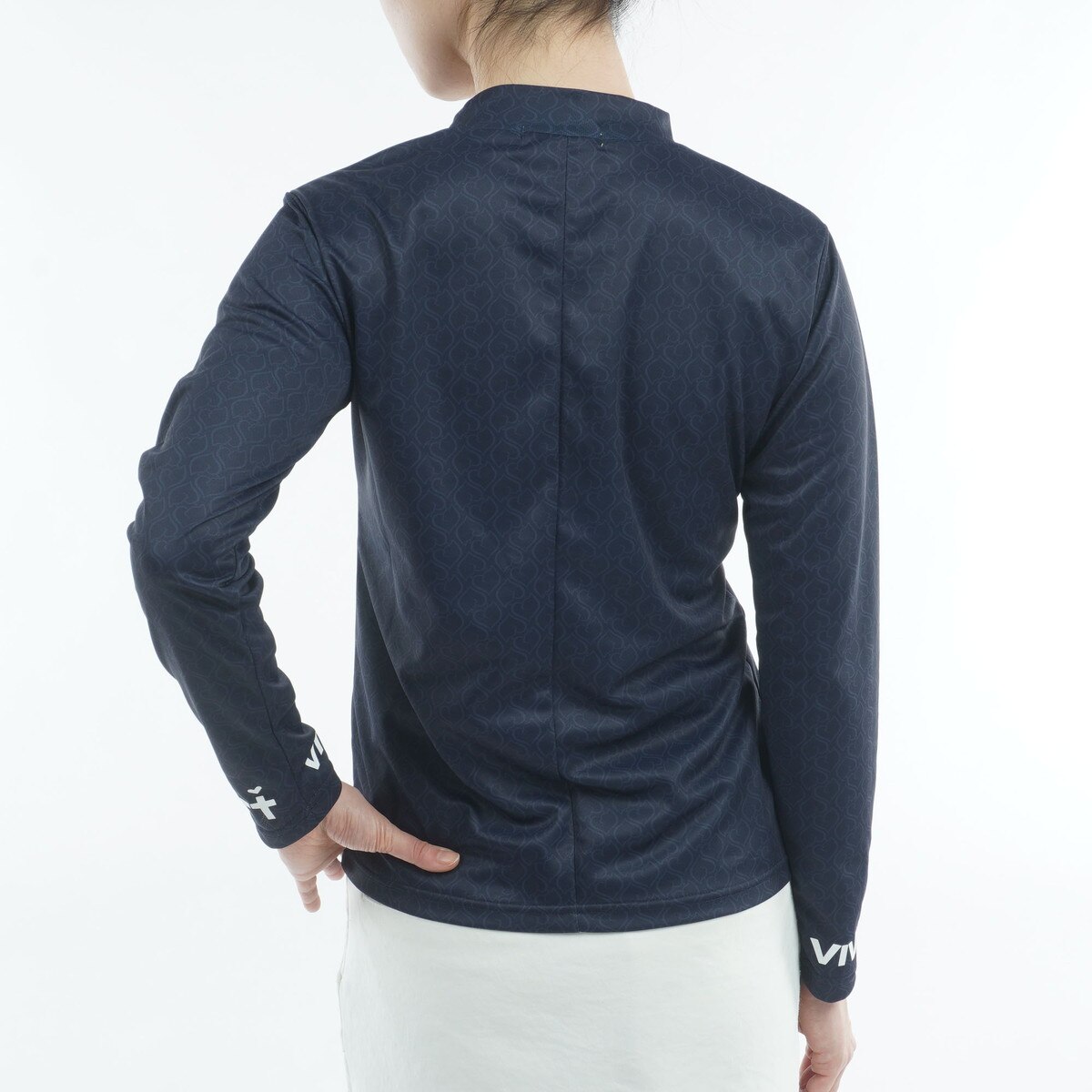 ケディハート総柄 長袖モックプルオーバー レディス(長袖シャツ