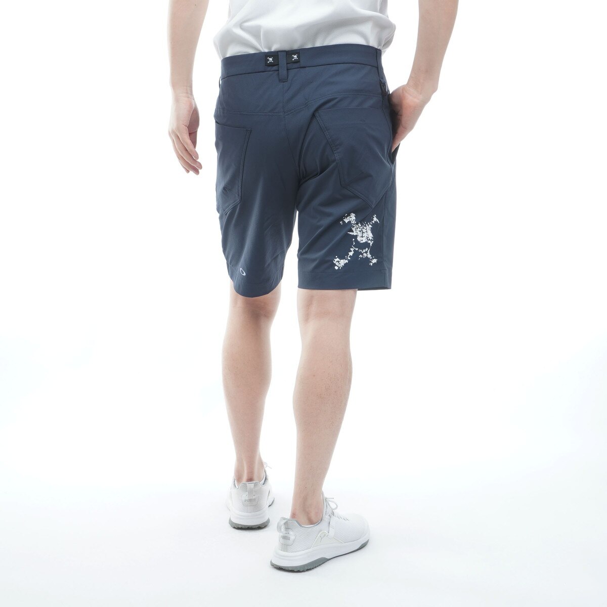 スカル HEAT BLOCK STAPLE ストレッチ ショートパンツ(ハーフパンツ
