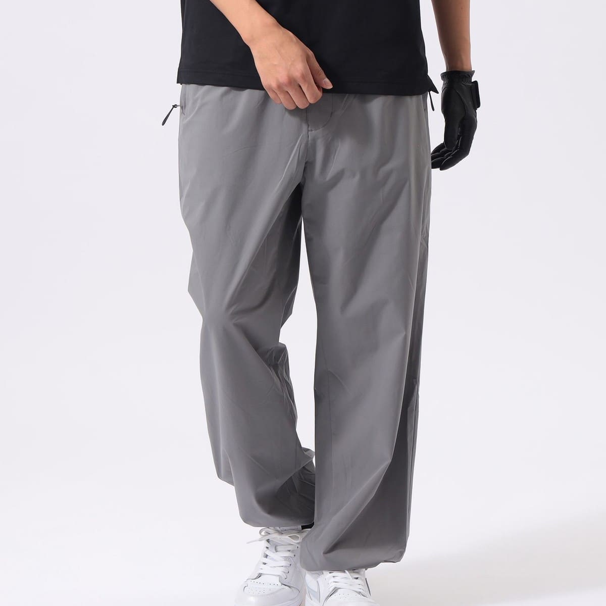 BEAMS GOLF BMG キルティングパンツ XS サイズ グレー ORANGE LABEL 4WAYストレッチ テック パンツ(ロングパンツ)|BEAMS GOLF