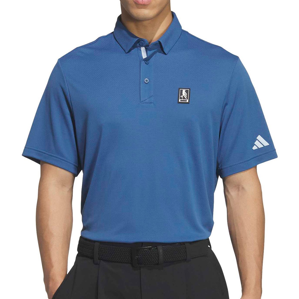 クライマクール ボタンダウン ワッペン付き 半袖ポロシャツ(半袖シャツ