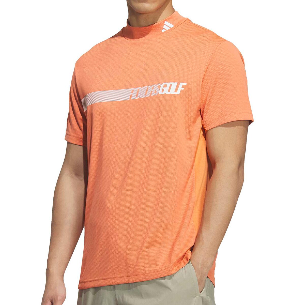 クライマクール サイドメッシュ モックネック半袖シャツ(半袖シャツ