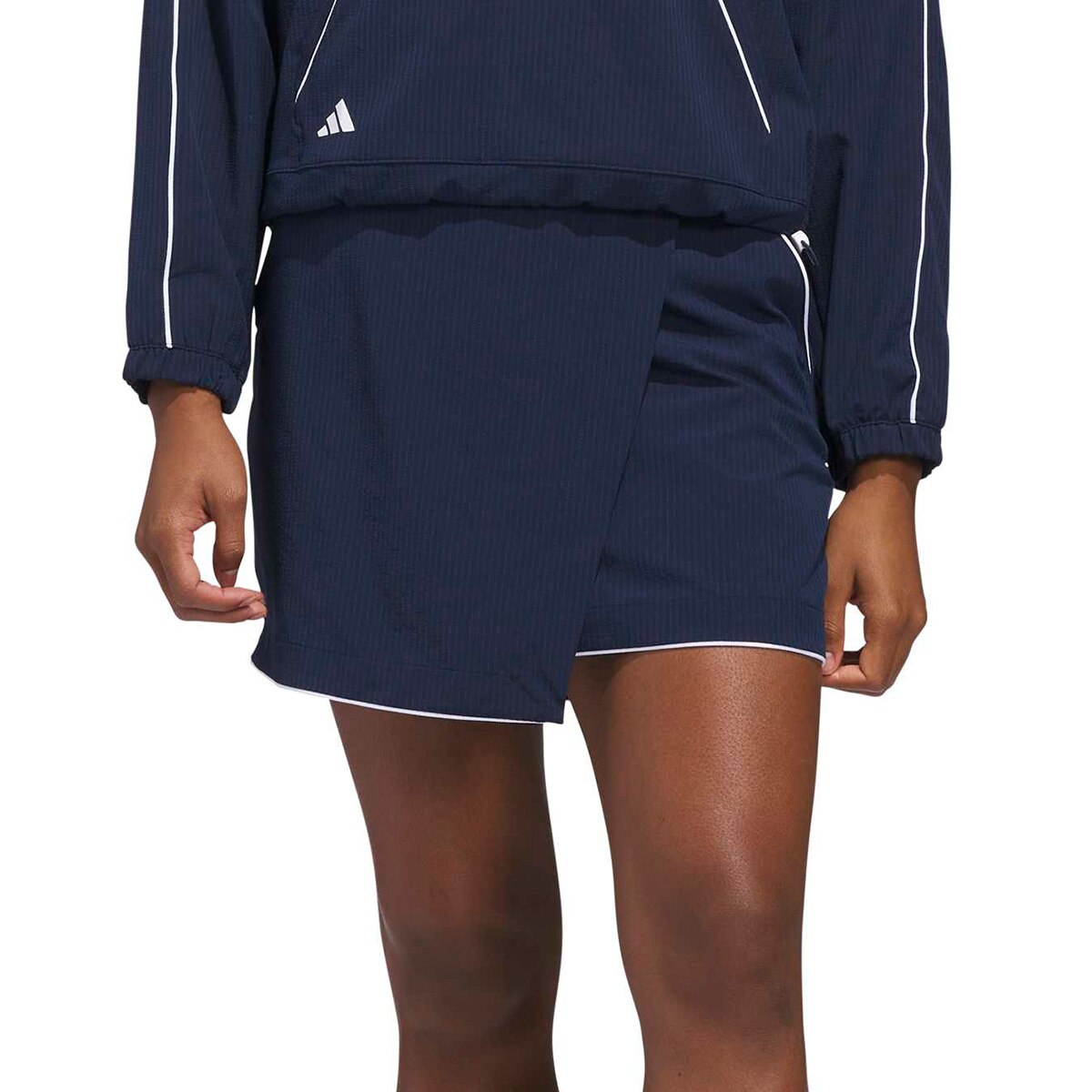 ストレッチ シアサッカー ラップスカート レディス(スカート)|Adidas