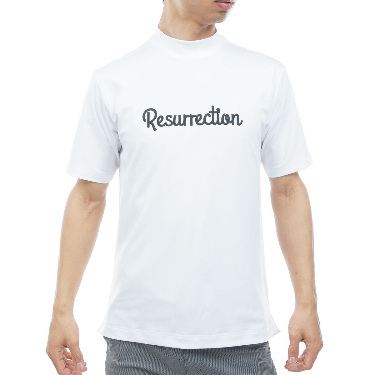 Resurrection タイダイ モックネック半袖シャツ M ④ シリコンロゴ モックネック半袖シャツ(半袖シャツ・ポロシャツ