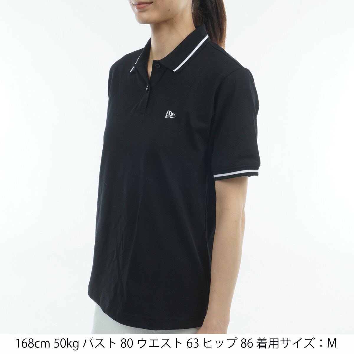 GFW ストライプカラー 半袖ポロシャツ レディス(半袖シャツ