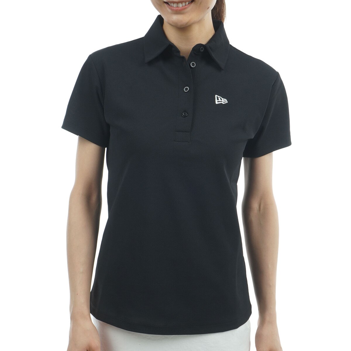 GFW 鹿の子 VER ロゴ 半袖ポロシャツ レディス(半袖シャツ・ポロシャツ