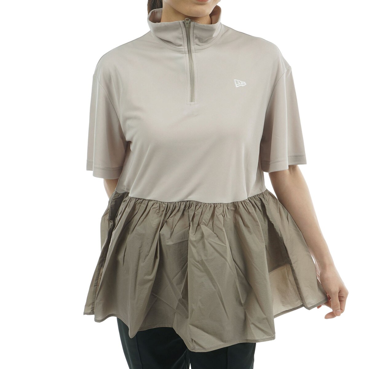 GFW ハーフジップ 半袖チュニック レディス(ワンピース)|NEW ERA GOLF