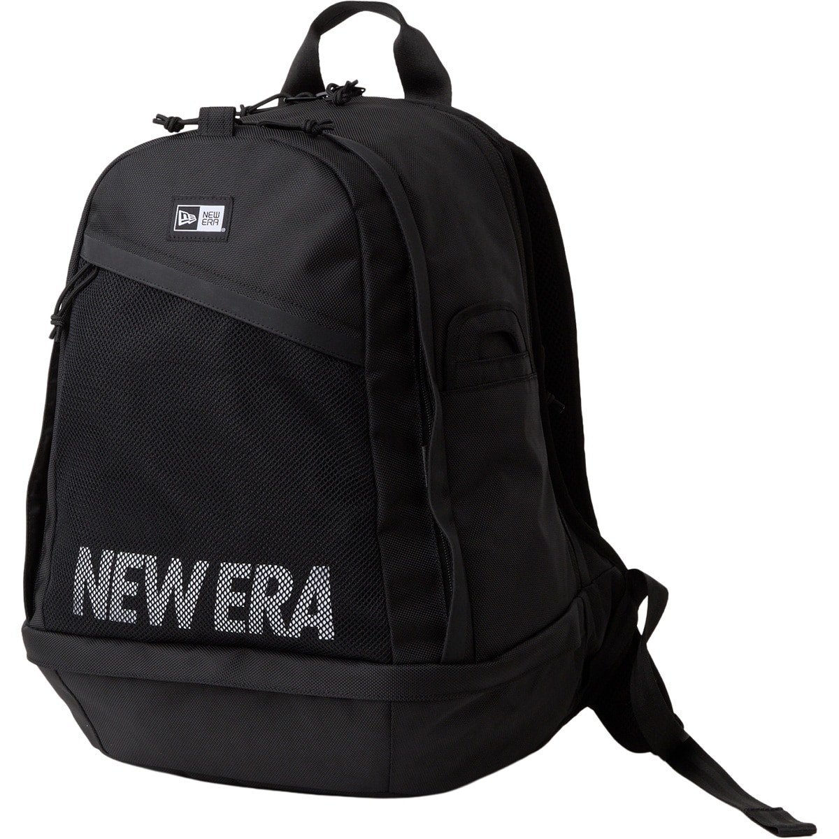 ニューエラ【NEW ERA】　ブラックメッシュリュック ロゴ メッシュスポーツバックパック(リュック・ボディバッグ)|NEW ERA