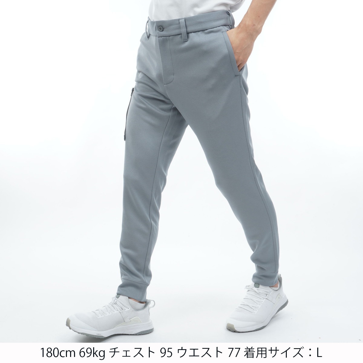 【新品・タグ付き】BRIEFING メンズ ジョガーパンツ グレー S brg261m60_017.jpg