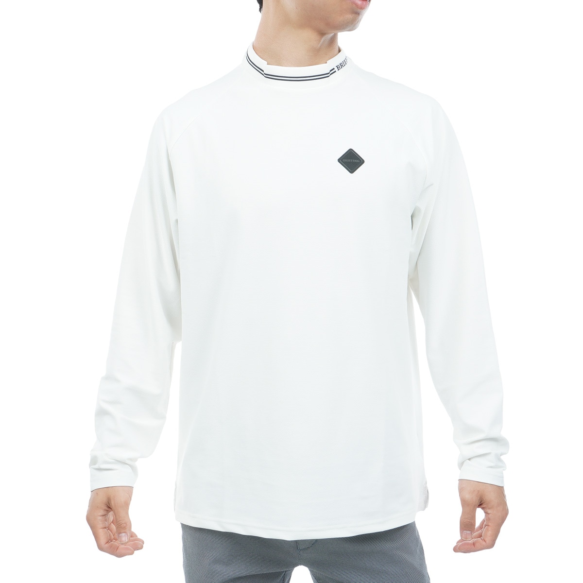 メッシュミニライン ハイネック長袖シャツ(長袖シャツ・ポロシャツ