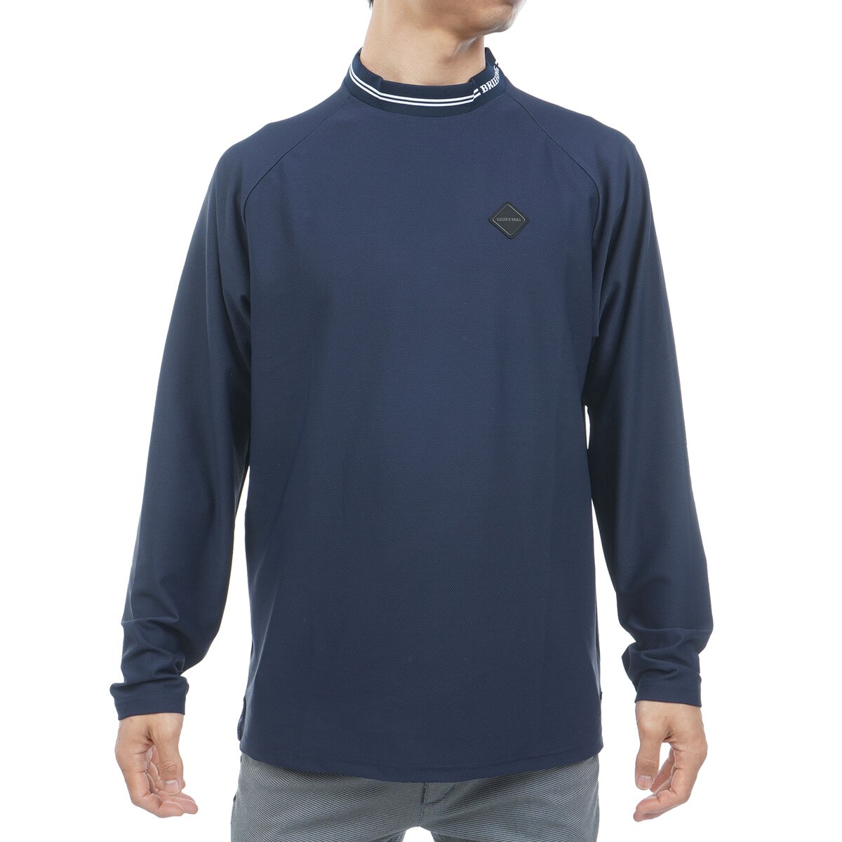 メッシュミニライン ハイネック長袖シャツ(長袖シャツ・ポロシャツ