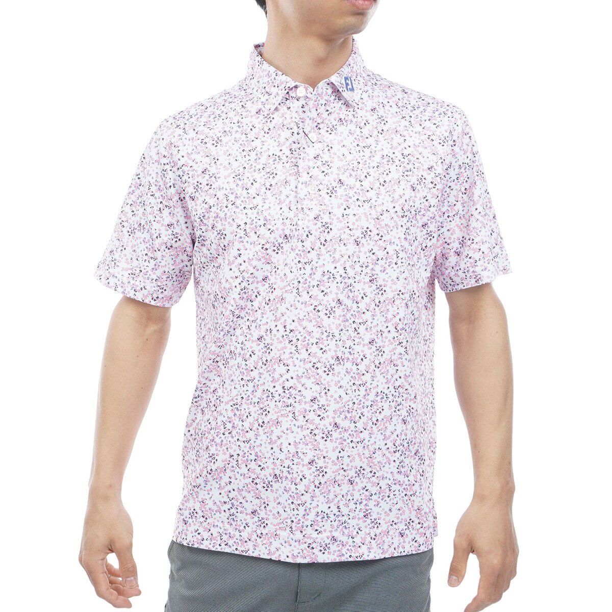 ウオーターカラー ストレッチ鹿の子半袖ポロシャツ(半袖シャツ