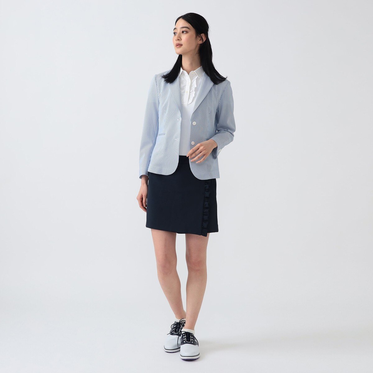 PURPLE LABEL ストレッチ サッカー ジャケット レディス(アウター