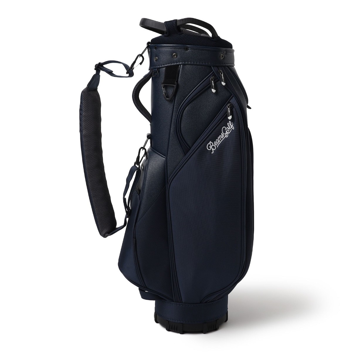 スクリプトロゴ ネイビー キャディバッグ(8.5インチ)(【男性】キャディ