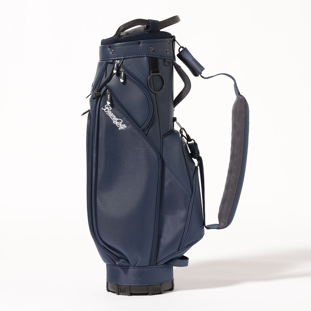 スクリプトロゴ ネイビー キャディバッグ(8.5インチ)(【男性】キャディ