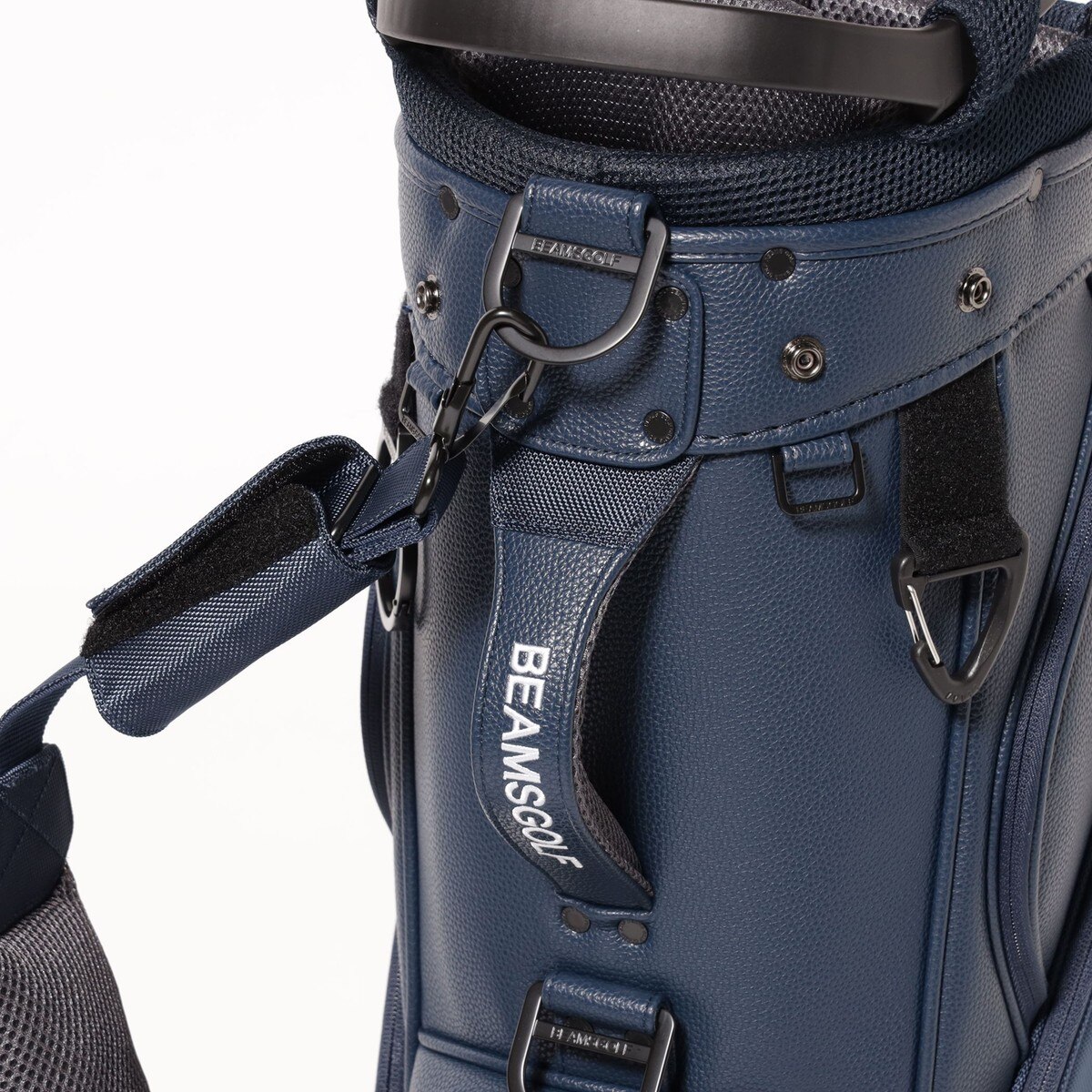 スクリプトロゴ ネイビー キャディバッグ(8.5インチ)(【男性】キャディ