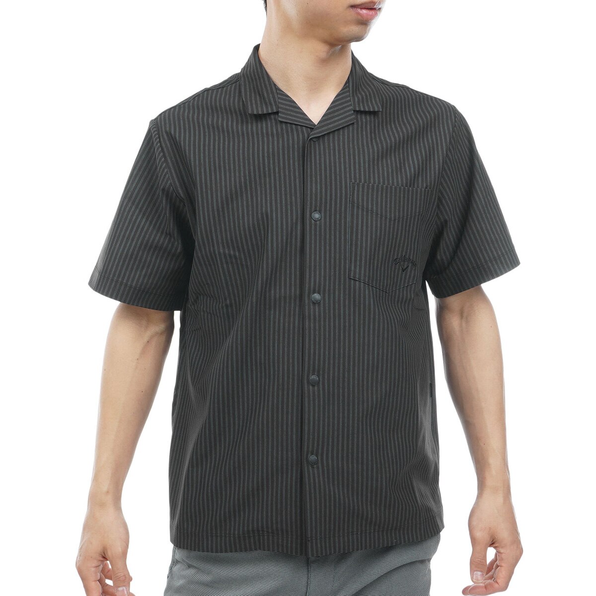 3℃かざあなフルオープン半袖開襟シャツ(半袖シャツ・ポロシャツ