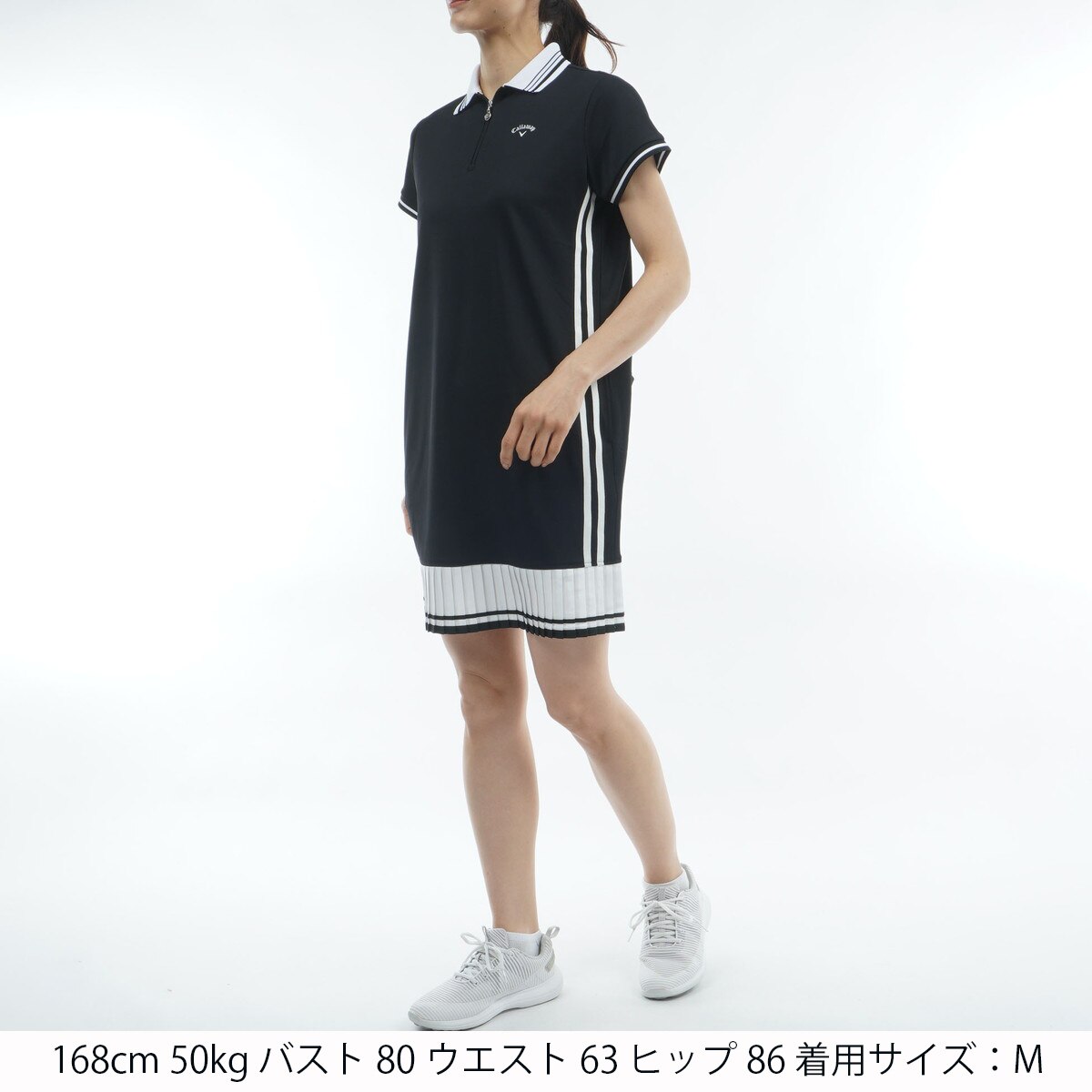 UVカット裏クール半袖ポロワンピース レディス(ワンピース)|Callaway