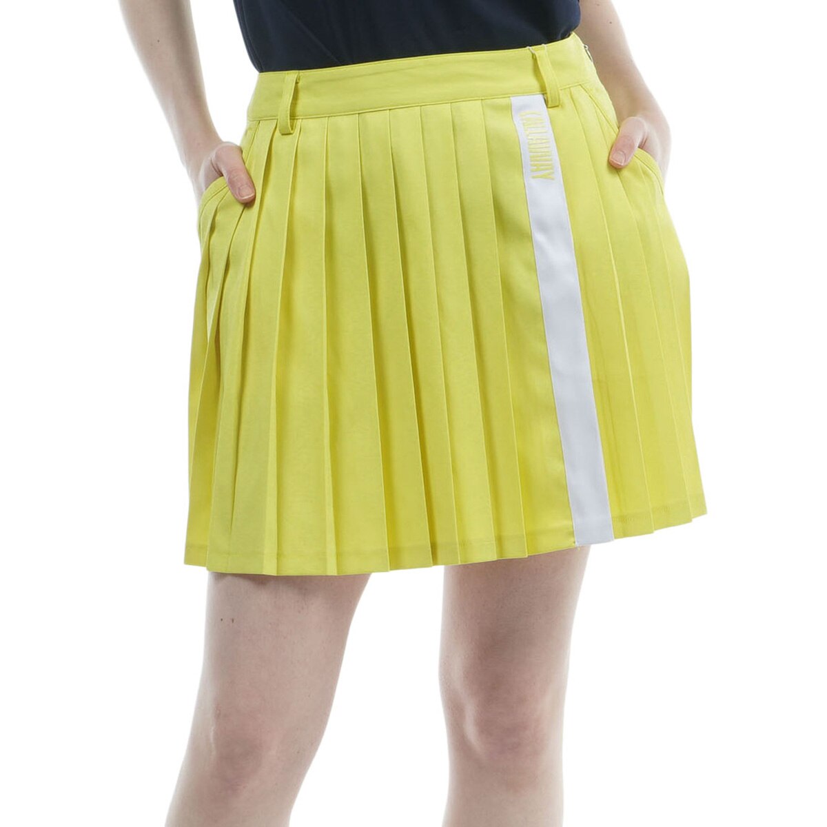 ポリエステルプレーン細プリーツスカート レディス(スカート)|Callaway