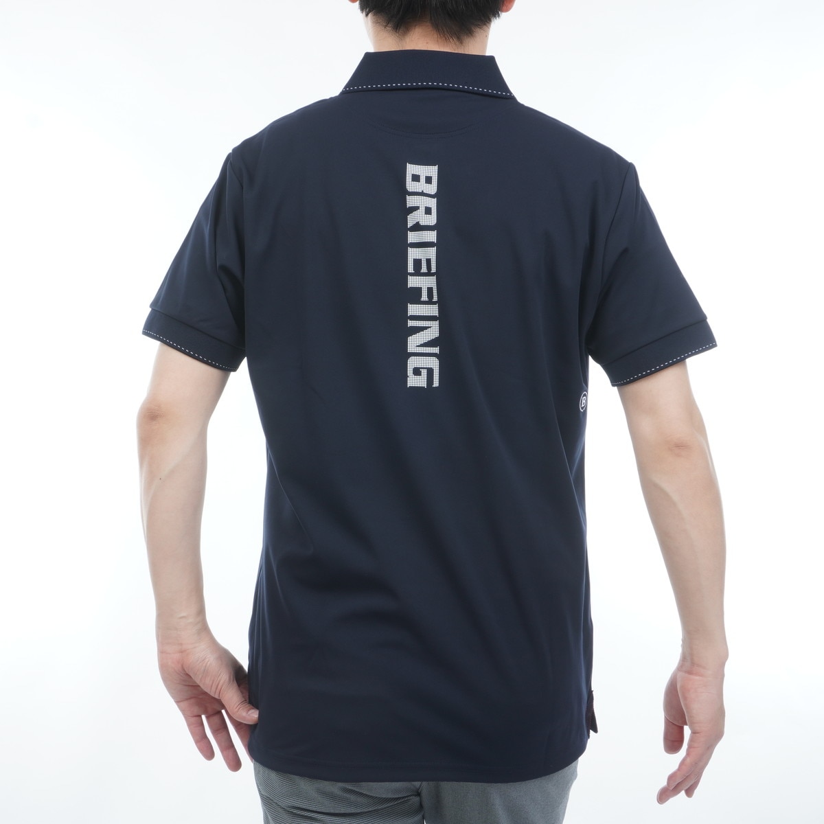 美品★BRIEFING★サイズL★ブラック★ポロシャツ★ジッパー MS ツアー 半袖ポロシャツ(半袖シャツ・ポロシャツ)|BRIEFING