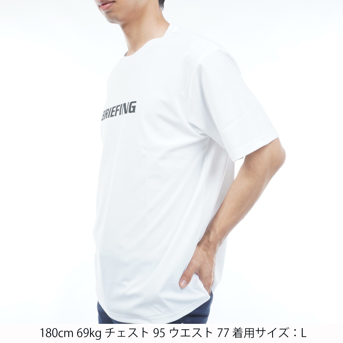 ストレッチ CM MS ルーズフィット クルーネック半袖Tシャツ(半袖シャツ