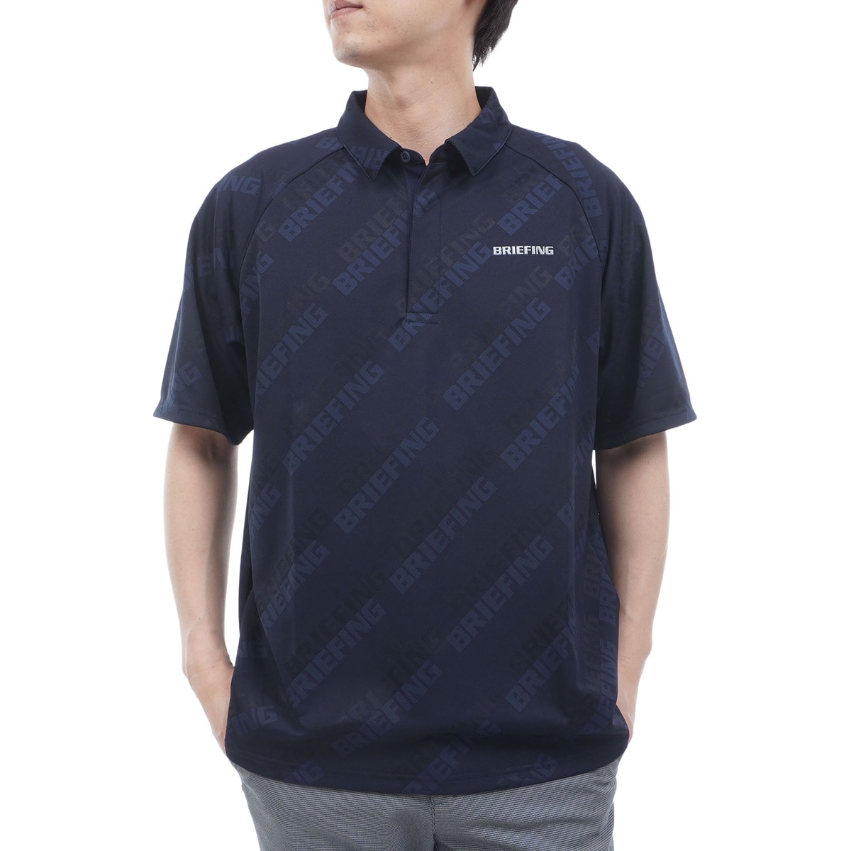【限定値下げ】BRIEFING ブリーフィング　ポロシャツ　Lサイズ BRIEFING GOLF ブリーフィングゴルフ [春夏] ポロシャツ ストレッチ