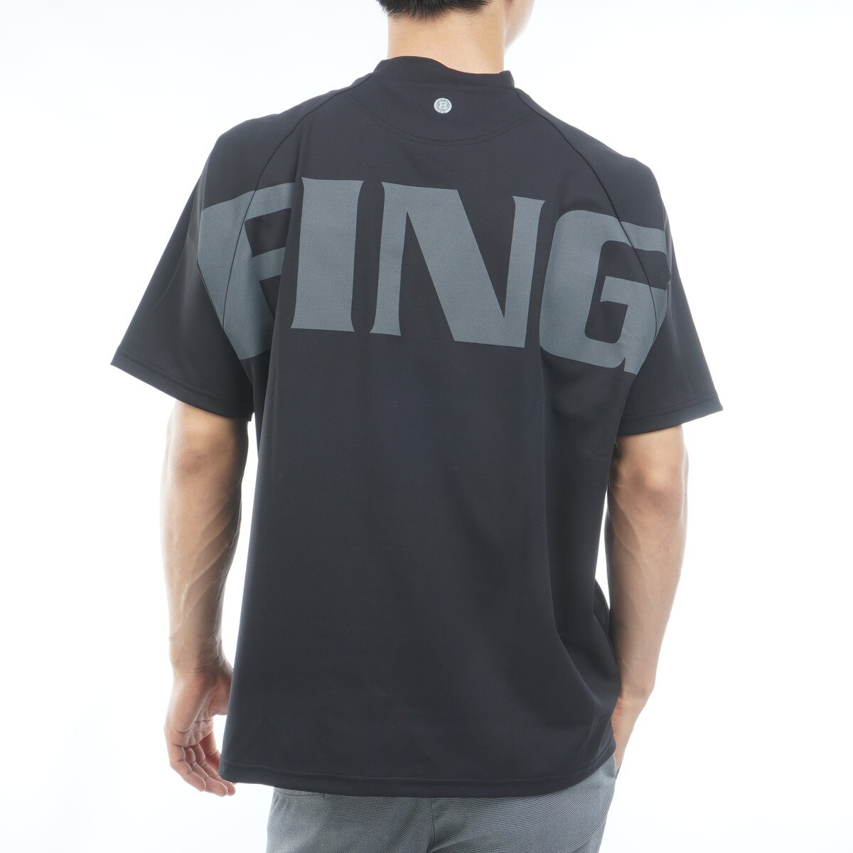 ⓁBRIEFING GOLF ブリーフィングゴルフハイネックボーダー半袖シャツ ビッグヒート ハイネック半袖シャツ(半袖シャツ・ポロシャツ)|BRIEFING