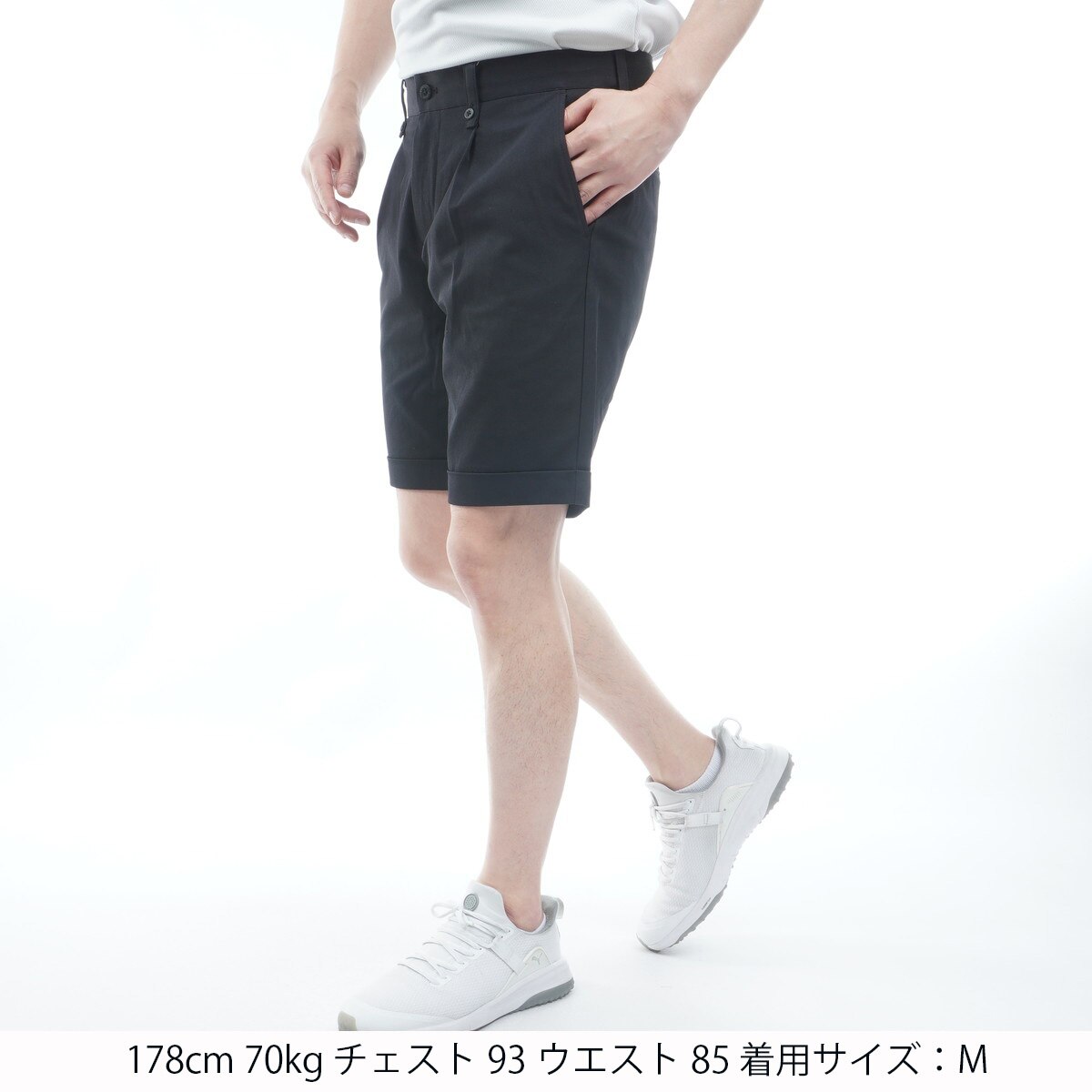 リランチェ ワンタック ツイルショートパンツ(ハーフパンツ)|CALLAWAY