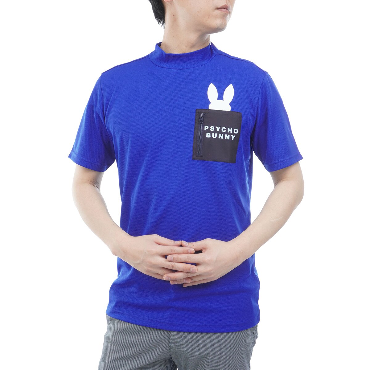 GOLF ポケットバニー モックネック半袖Tシャツ(半袖シャツ・ポロシャツ