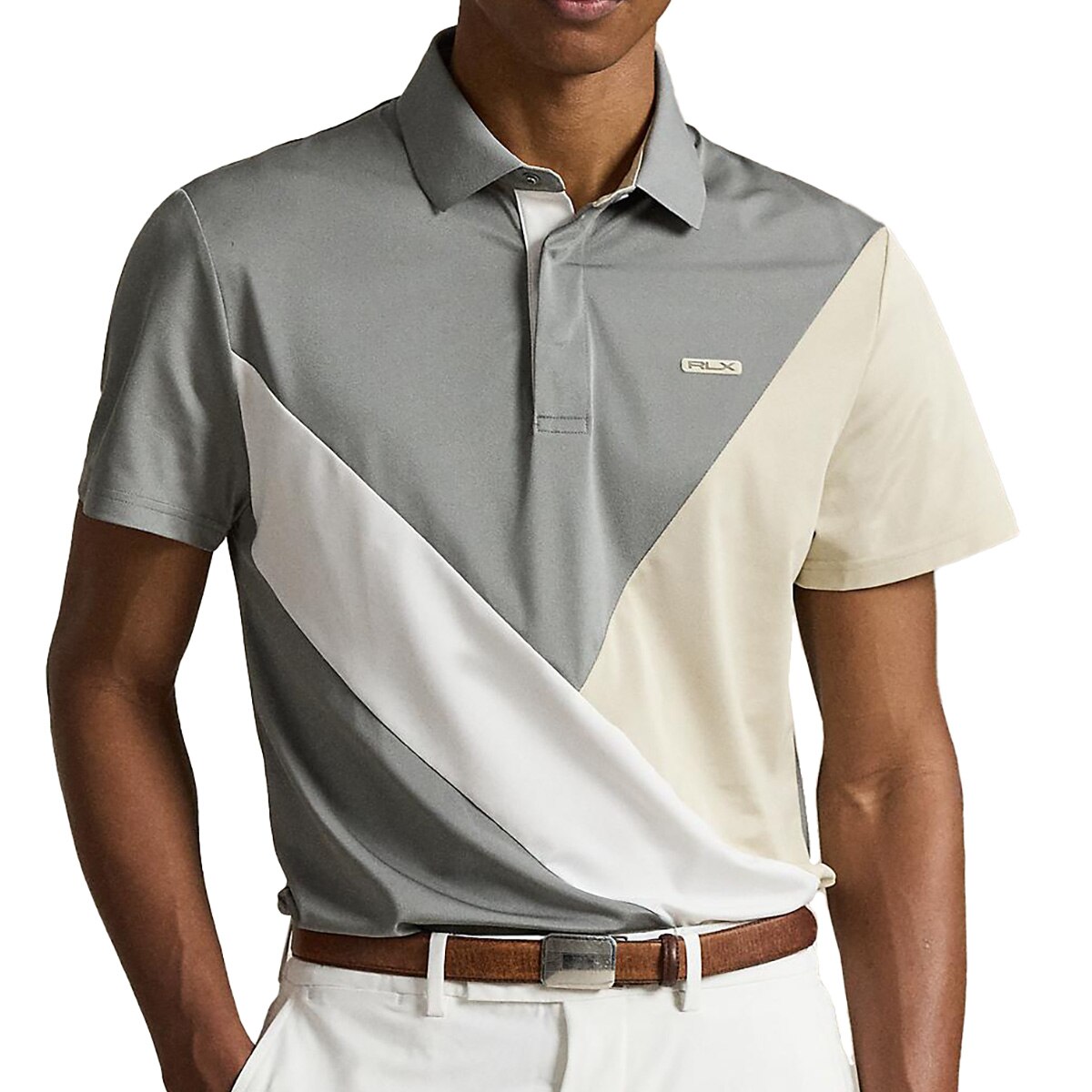 RLX ストレッチ カラーブロック テーラード フィット パフォーマンス