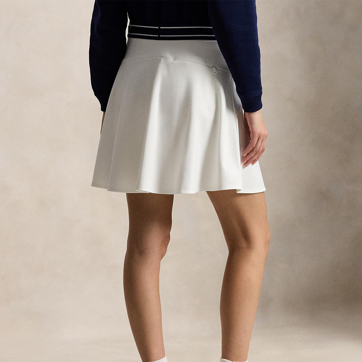 RLX ストレッチ 17インチ インターロック フレアド スコート レディス