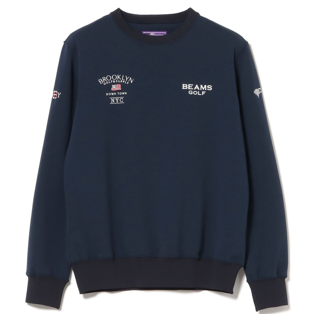 PURPLE LABEL BROOKLYN ロゴ プルオーバー(中間着(セーター