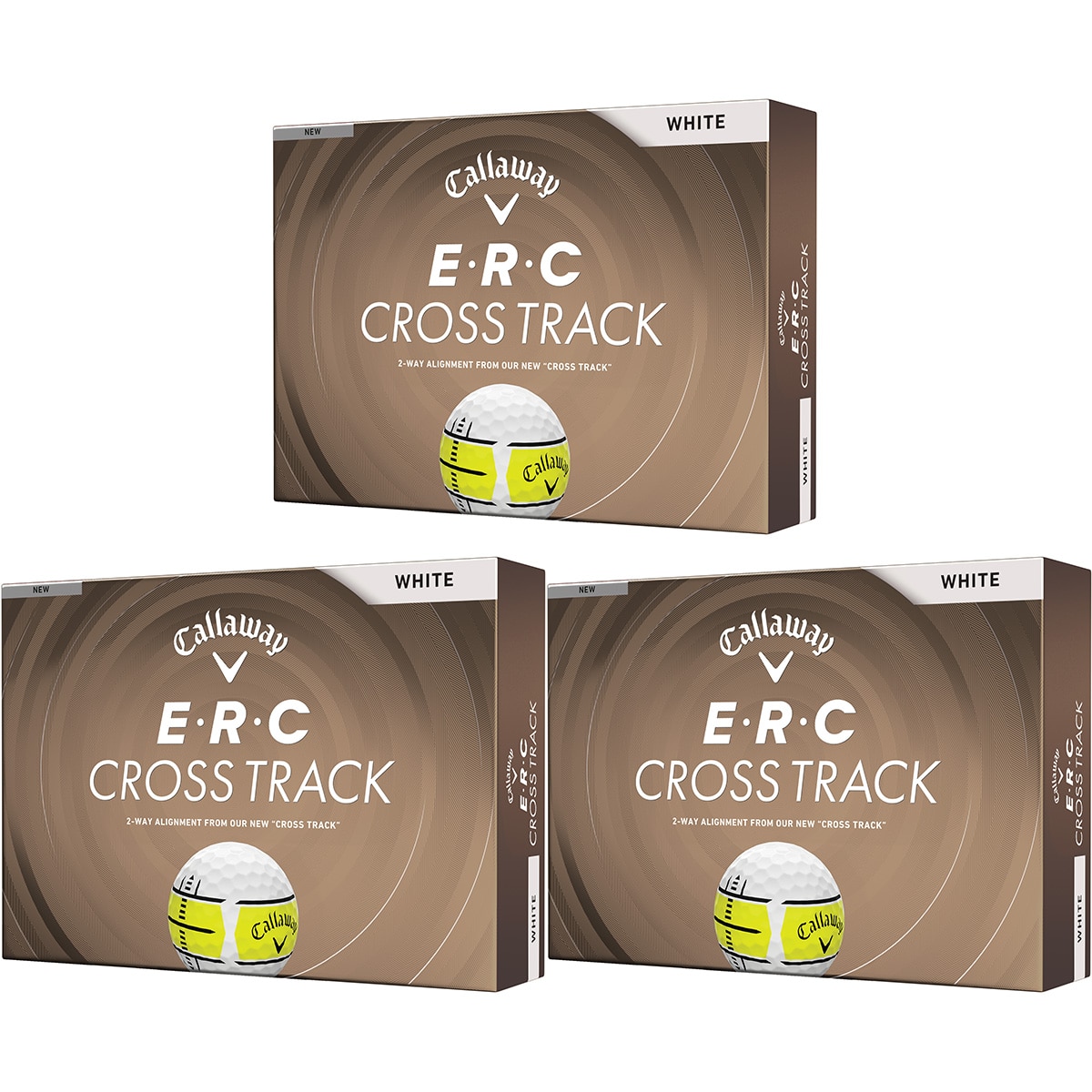 ERC CROSS TRACK 3 Dozen Set (New Golf Balls) | E・R・C (Callaway