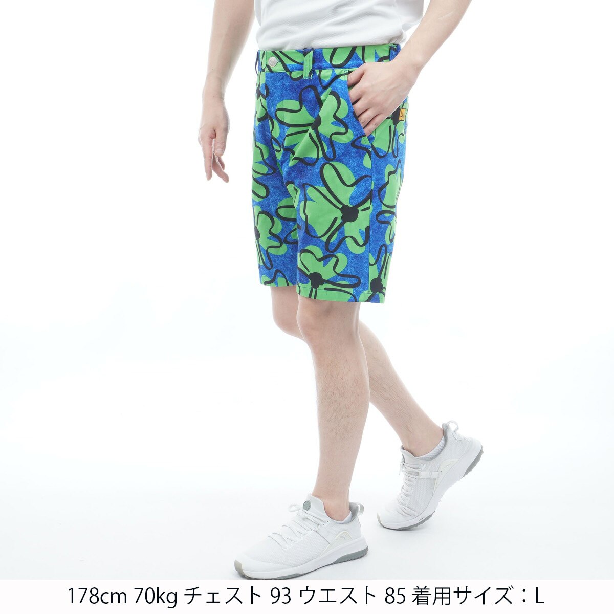 ラウドマウス(LOUDMOUTH)ゴルフショートパンツ パームツリー柄 Mサイズ ラウドマウス(LOUDMOUTH)ゴルフショートパンツ パームツリー柄 Mサイズ