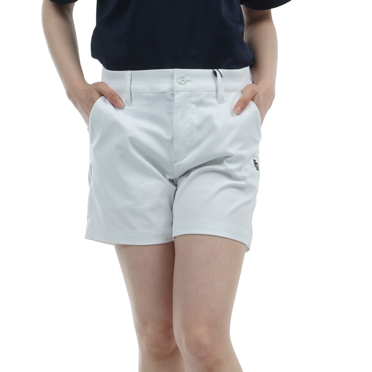 ストレッチヘリンボーン ショートパンツ レディス(ハーフパンツ