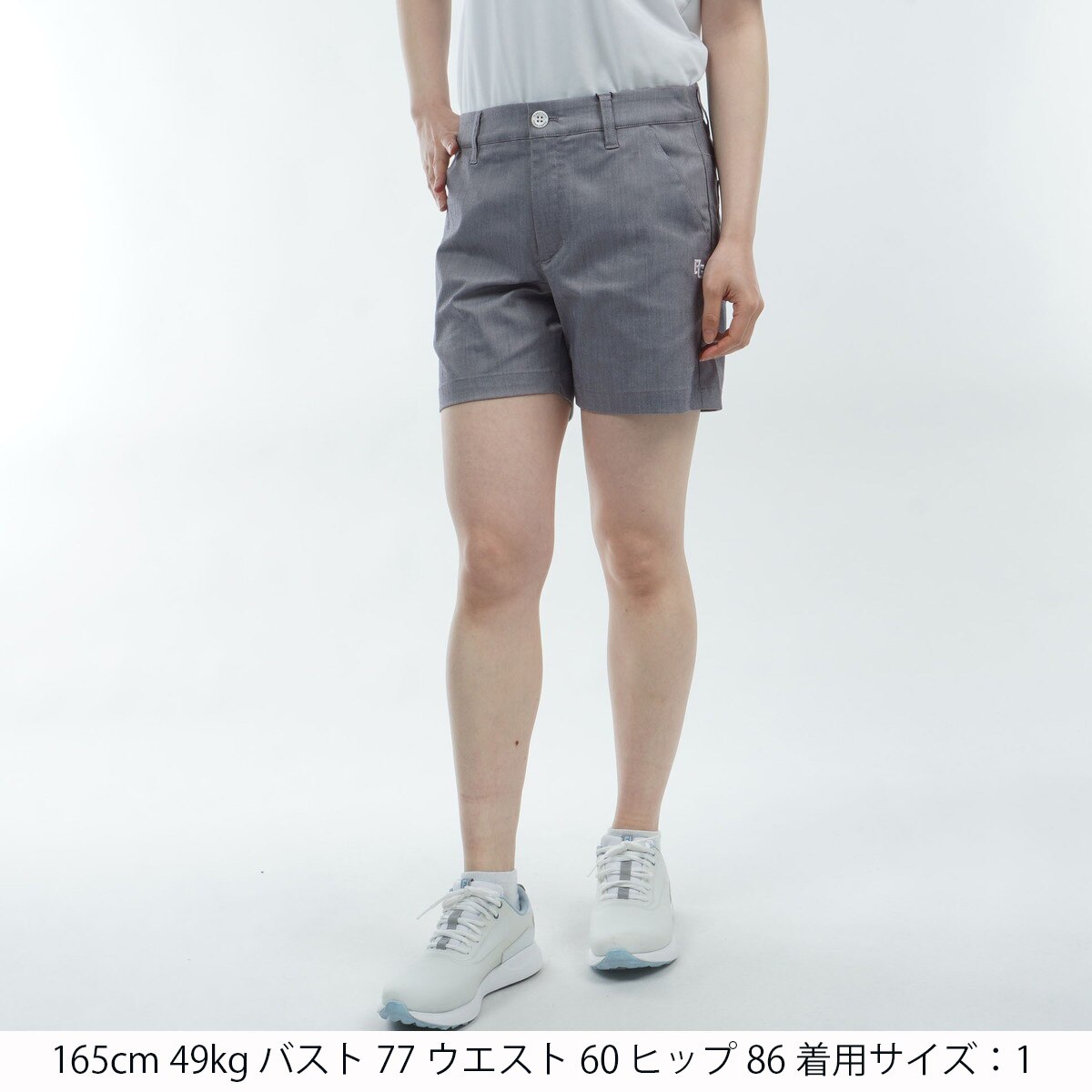 ストレッチヘリンボーン ショートパンツ レディス(ハーフパンツ