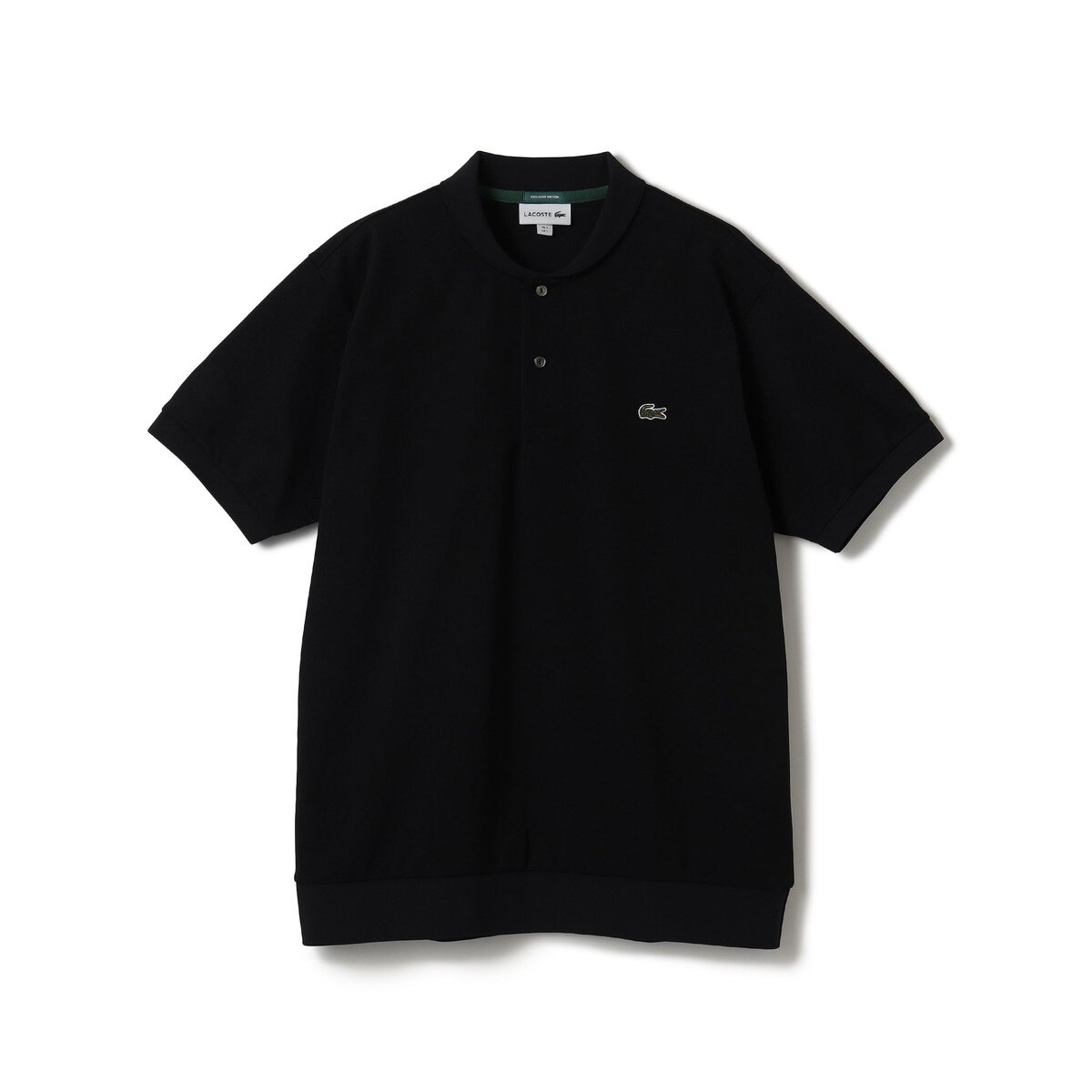 【新品】ビームスゴルフ／ショールカラー／ポロシャツ／半袖 別注 LACOSTE ショールカラー ポロシャツ(半袖シャツ・ポロシャツ