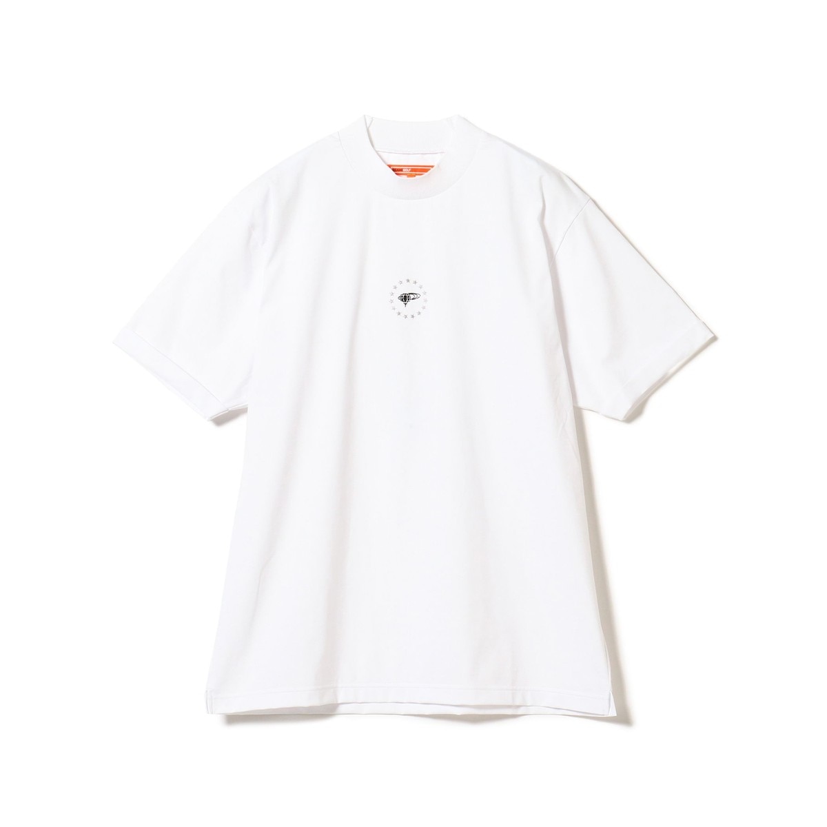 ORANGE LABEL シルバースターロゴ モックネックシャツ(半袖シャツ