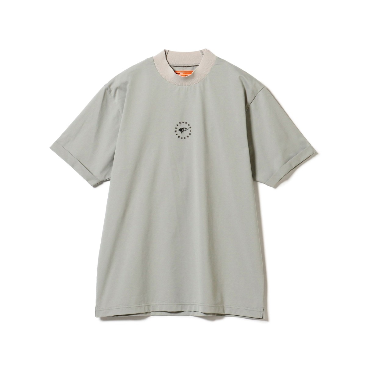 ORANGE LABEL シルバースターロゴ モックネックシャツ(半袖シャツ