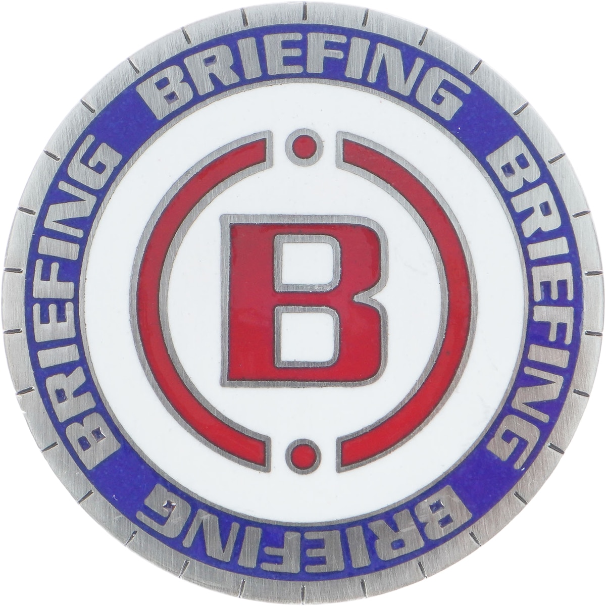 1*y様 新品！未開封！BRIEFING ゴルフマーカー Bロゴ ENAMEL CIRCLE B MEDAL マーカー(マーカー)|BRIEFING(ブリーフィング