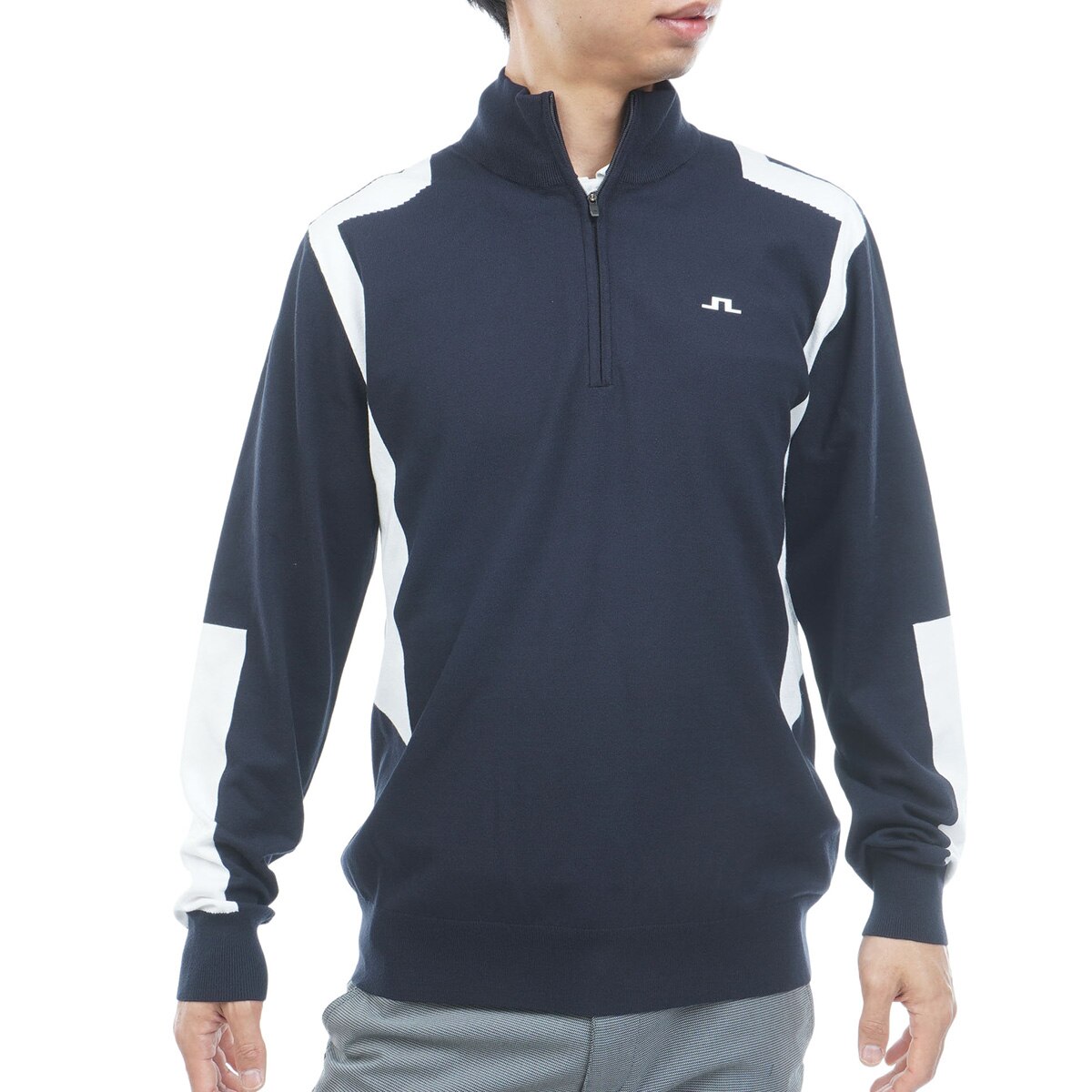 最終値下❗️メンズ ジーフォア『L】セーター・ゴルフウェアトップス le coq sportif golf 【ストレッチフォーサー】裏地付き防風セーター