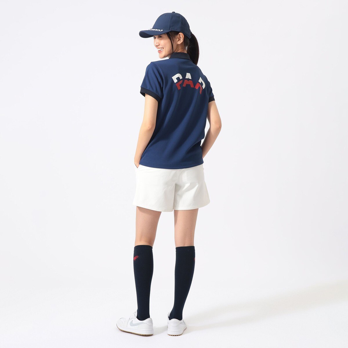 未使用ビームスゴルフ　ハイブリッド中綿ショートパン ORANGE LABEL USシリーズ SQR ショートパンツ レディス(ハーフパンツ