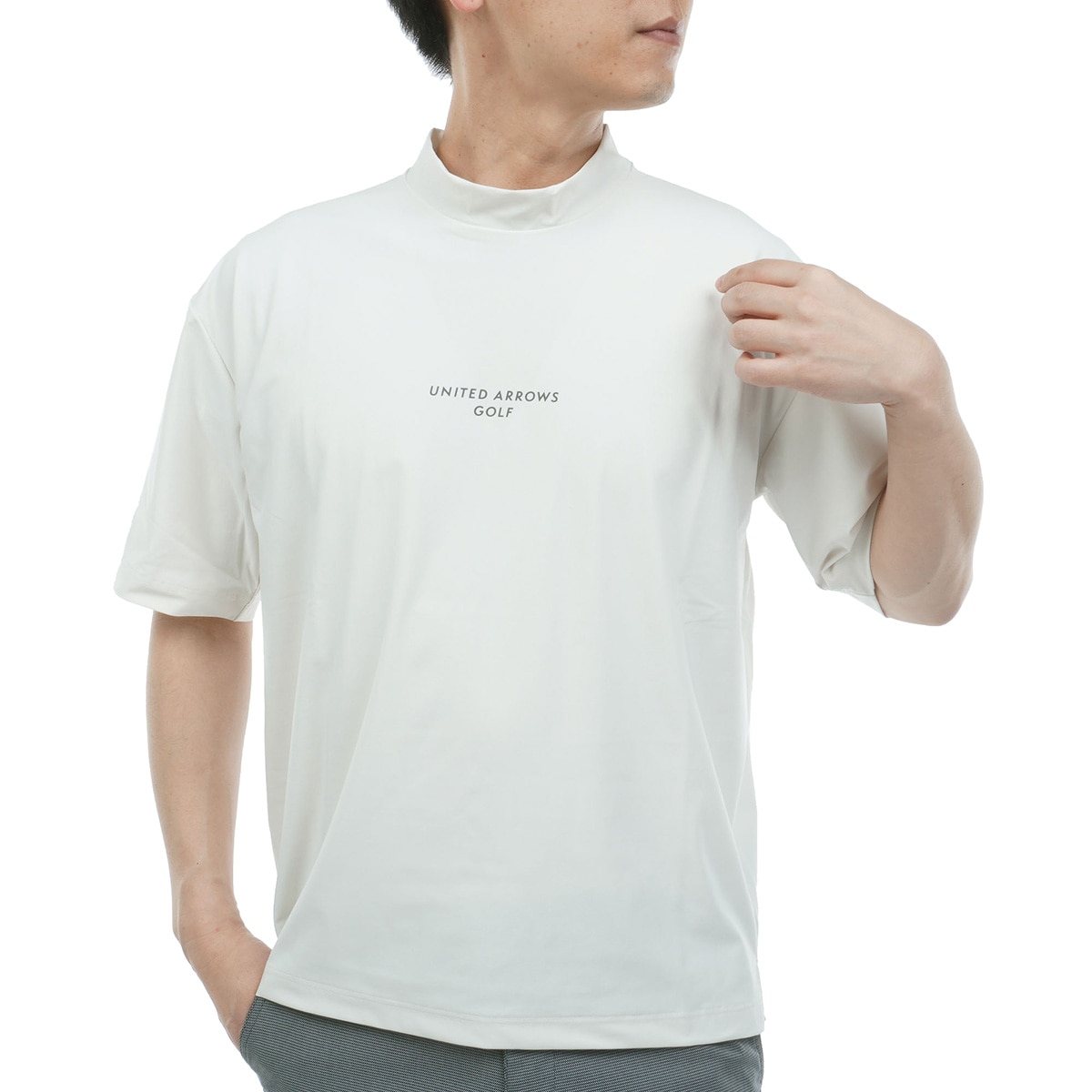 ストレッチ モックネック半袖シャツ(半袖シャツ・ポロシャツ)|UNITED