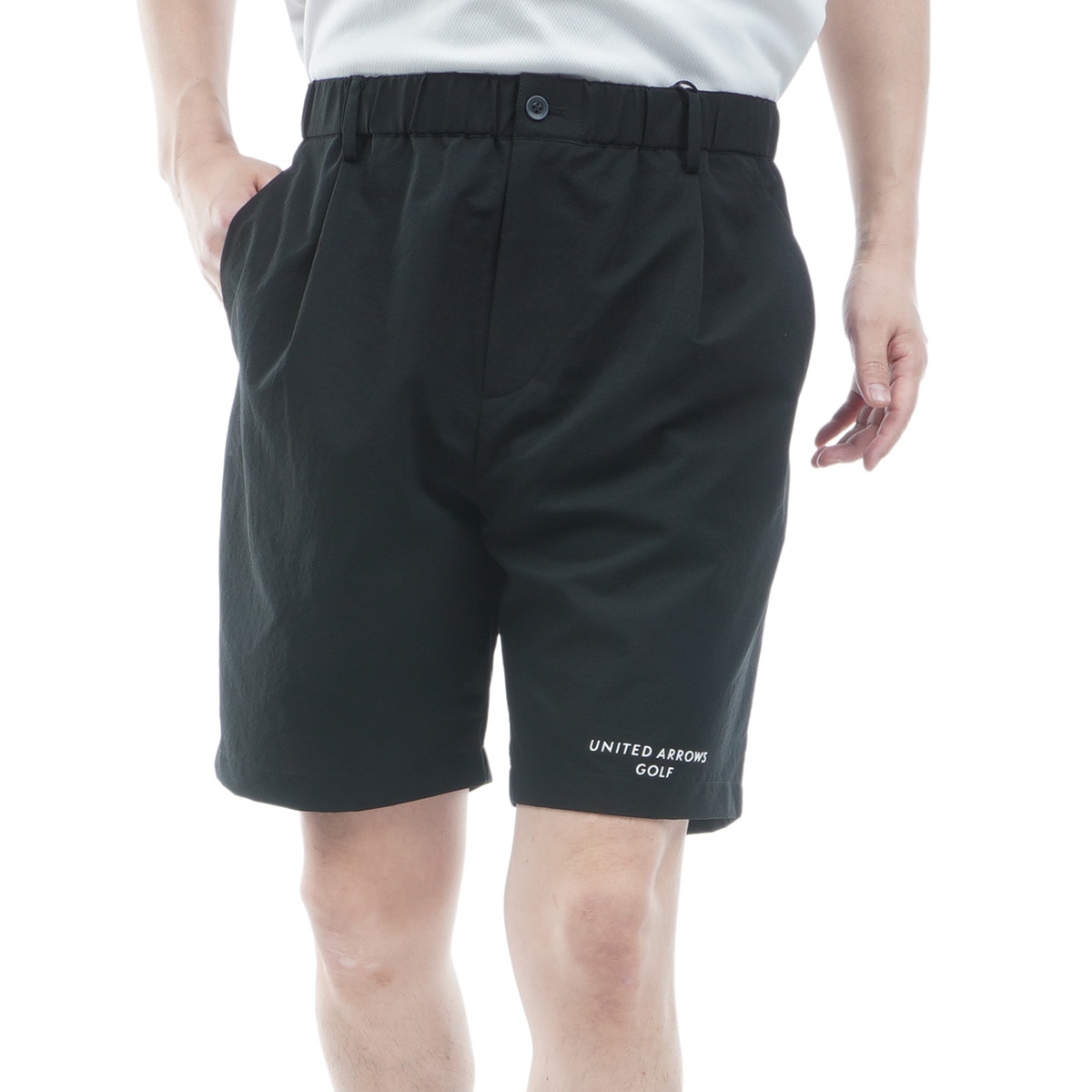 ストレッチ メッシュ ワンタックハーフパンツ(ハーフパンツ)|UNITED
